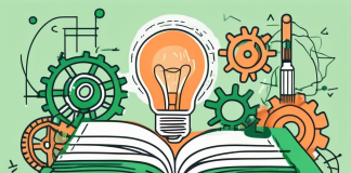 The Importance of Lifelong Learning An open book with various symbols like a light bulb