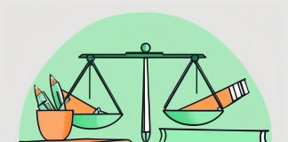 Balancing School and Work A balanced scale