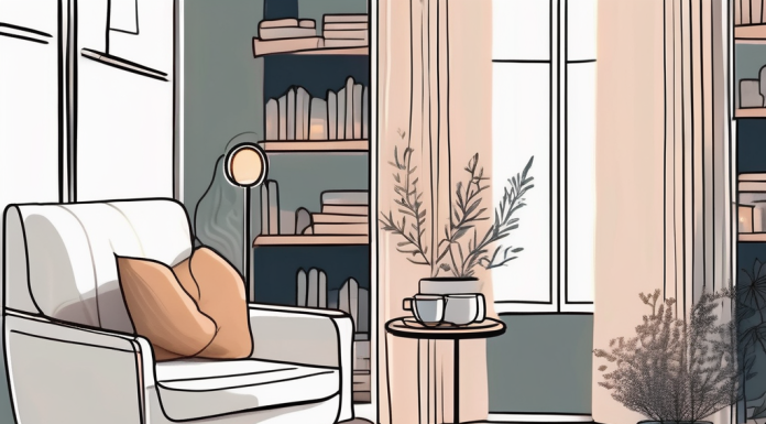 Ways to Unwind After a Stressful Day at Work A peaceful home setting with a comfortable armchair