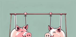 Why It’s Important to Talk About Money with Your Partner Two piggy banks sitting together on a seesaw
