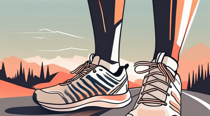 Beginner’s Guide to Starting a Running Habit A pair of running shoes on a trail at sunrise