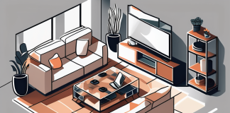 Creating a Tech-Savvy Household: Managing Screen Time for Kids A modern living room filled with various technology gadgets like tablets