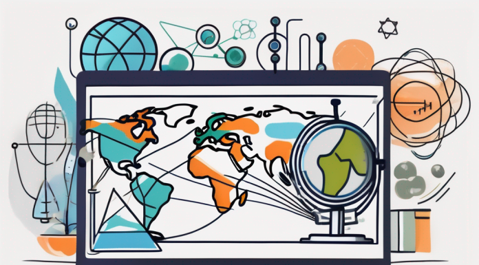 Free Online Courses to Expand Your Knowledge and Skills An open laptop with various symbols representing different fields of knowledge (like a globe for geography